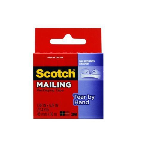 Scotch packaging tape - 1.88&#034; width x 52.20 ft length - 1.50&#034; core - 1 (mmm3841) for sale