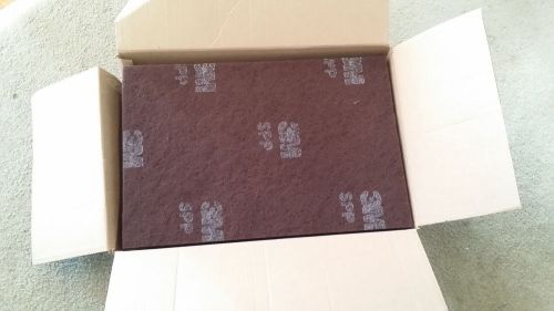 3M SPP12X18 Stripping Pad,12 In x 18 In,Maroon,PK 10