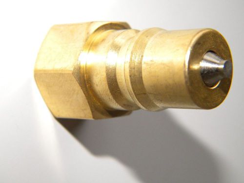 Carpet Cleaning 1/4&#034; Brass PLUG QUICK DISCONNECT