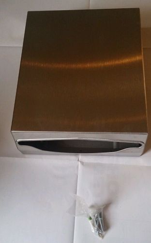 Stainless steel paper towel dispenser  c fold or multi fold towels #0210 for sale