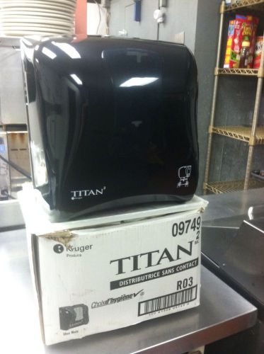 TITAN Paper towel dispenser (kruger) NEW black non auto