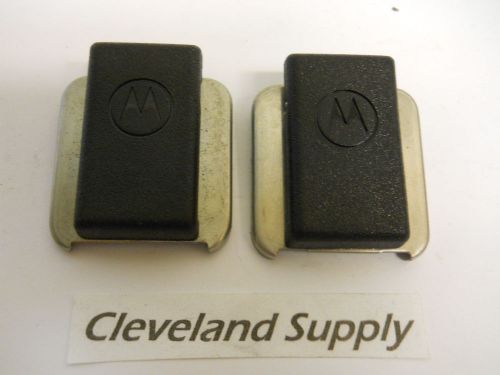 MOTOROLA 6405738V01 SPEAKER/MICROPHONE FACTORY REPLACEMENT CLIPS (SET OF 2)  NEW