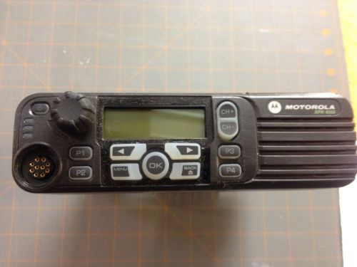 Motorola Radio Model XPR 4550 unit is sold as is non-tested