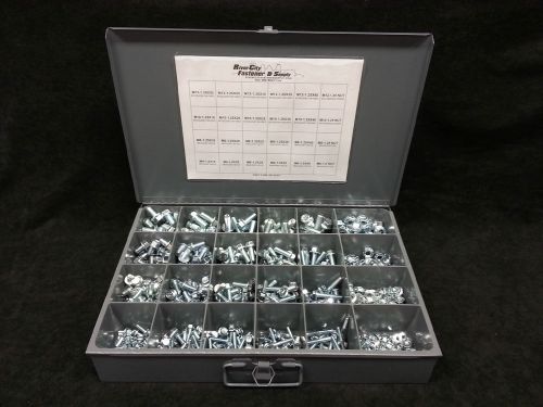 Metric j.i.s. flange nut &amp; bolt / screw assortment kit m6, m8, m10 &amp; m12 760 pcs for sale