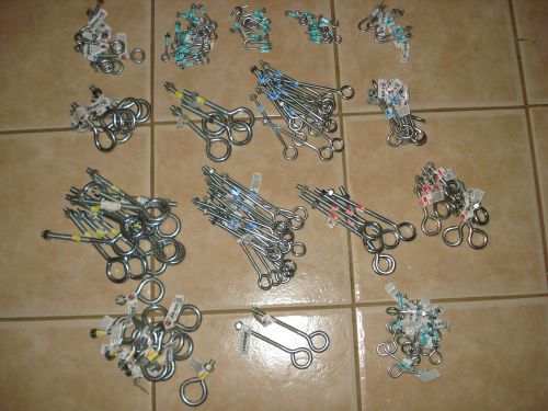 Lot of 160 stanley eye bolts for sale