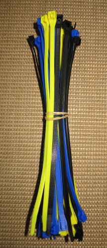 Double-Lock Gardner Bender Cable Ties. 8&#034; Length. Multi. 50. New. 75 Lb Strength
