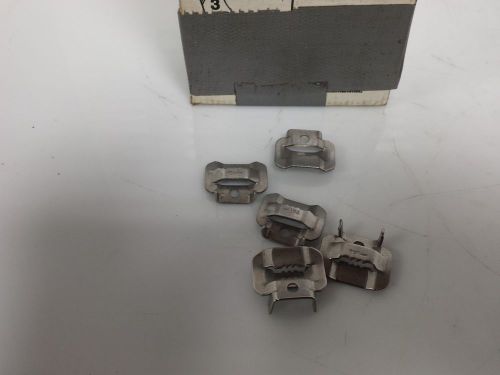 LOT OF 74 CLAMP-IT CS5001  FAST-LOK 316 STAINLESS CLAMP BUCKLE 1/2IN