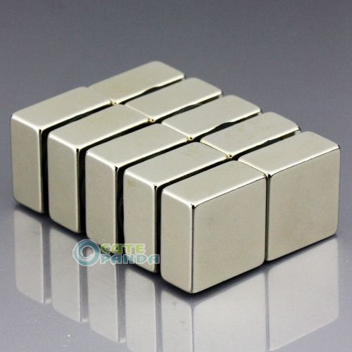 Lot 10pcs Strong N50 Block Slice Magnets 20 x 20 x 10mm Rare Earth Neodymium