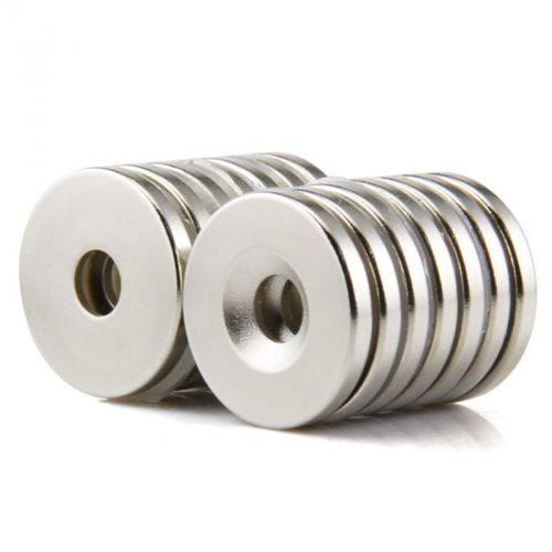 1pcs Dia 23mm thick 3mm Hole 6.5-12.5mm N50 Rare Earth Strong Neodymium Magnet