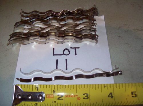 STRIP WAVE PRESSURE SPRING 4 1/4&#034; LONG PLATED BE.CU. 25 PIECES LOT 11