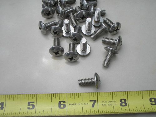 1/4-20 x 5/8&#034; truss head machine screws stainless steel phillips- 25 pcs for sale