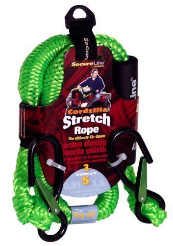 New crawford-lehigh czb3 3-feet cordzilla stretch rope  green for sale