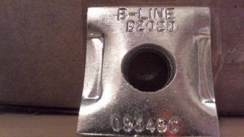 Cooper b-line square washer b202d-zn 1/2 fitting for sale