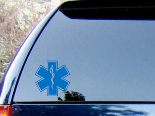 Star of life ems vinyl decal sticker high quality for sale