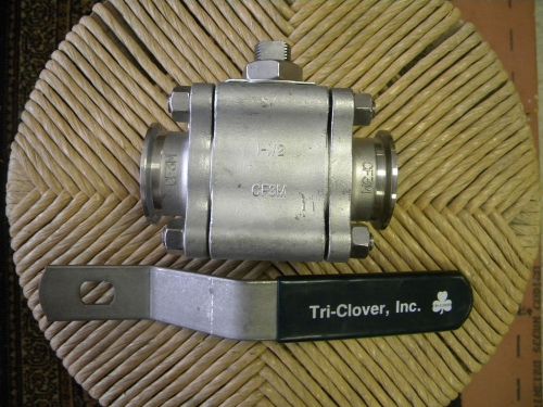 LADISH 1 1/2&#034; Valve, Stainless New-Old Stock with Handle
