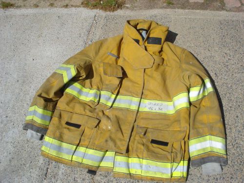 46x32 jacket coat firefighter bunker fire gear globe gx-7 drd..06/08.j257 for sale