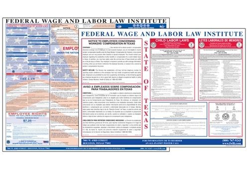 Federal and State All-In-One Labor Law Poster Kit--Laminated
