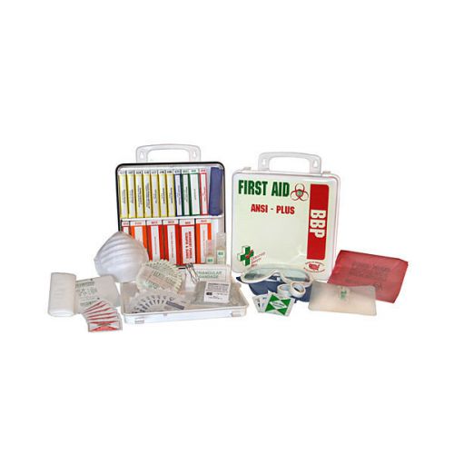 Certified safety manufacturing k606-217 ansi-plus medical first aid kit for sale