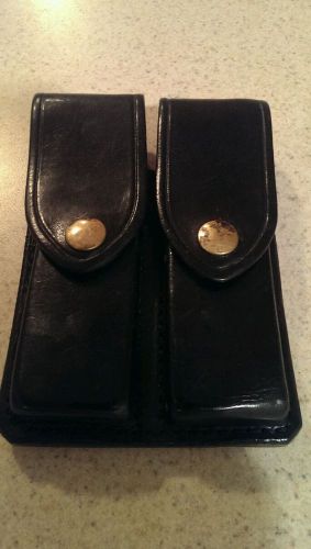 Don hume leather 2 mag. holster - d407 for sale