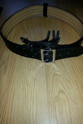 Gould and Goodrich black police duty belt size 36