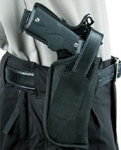 Blackhawk 40ht21bk right handed black size 21 nylon hip holster with thumb break for sale