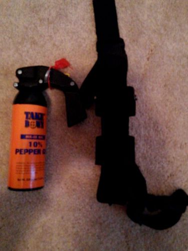 NEW WITH SEAL 1 PEPPER GEL SPRAY 11.6oz + TACTICAL HOLSTER LAWPRO + fast shippi
