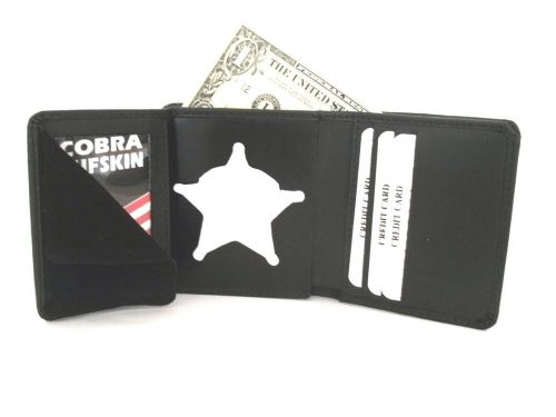 Meigs county deputy sheriff  shield &amp; id wallet recessed badge cut out s-261 for sale