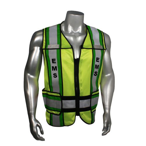EMS EMT Emergency Rescue Breakaway Mesh Safety Vest Radian Radwear LHV-207-4C