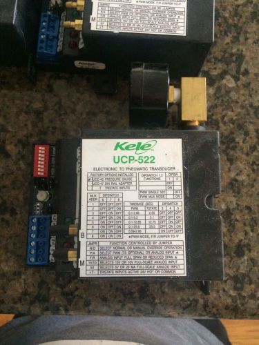 Kele ucp-522 electronic to pneumatic transducer for sale