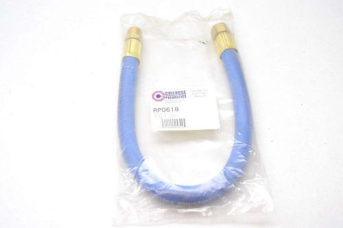 NEW COILHOSE RP0618 NITRILE BLEND PIGTAIL 18 IN 3/8 IN PNEUMATIC HOSE D424087