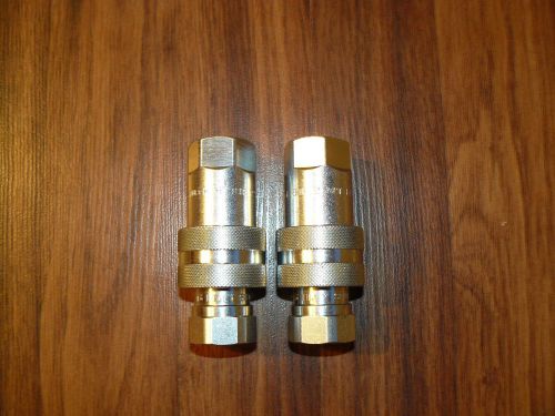 2 pairs stucchi bir12 quick disconnect couplers male &amp; female 1/2&#034; for sale