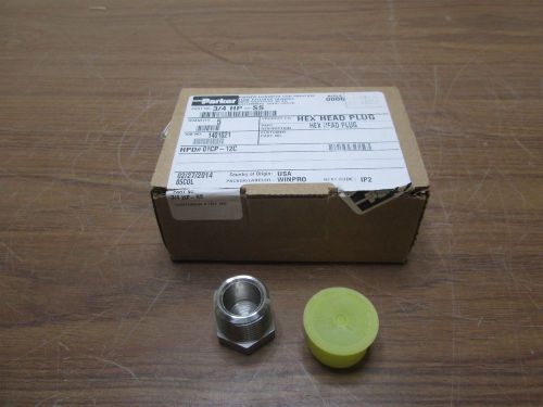 Parker hex head plug nptf 3/4 hp-ss new for sale