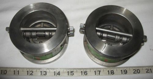 Lot of 2 Sure Check 2&#034; Stainless Check Valve Flange Insert Model 72
