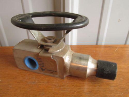 Tbv ss 2000 wog ball valve 1/2&#034; npt stainless #36l36-ut (rw-80) for sale