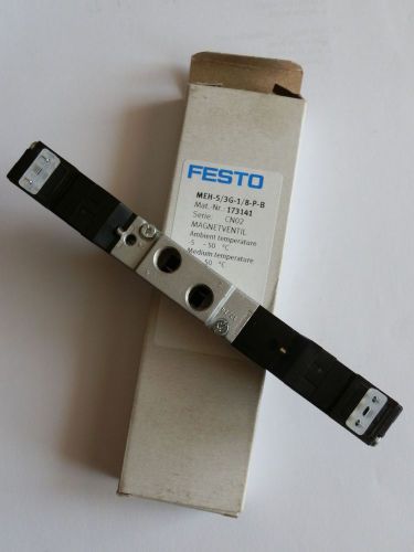 Festo MEH 5/3G-1/8-P-B pneumatic valve.New!!!