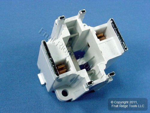 Leviton Snap-In Compact Fluorescent Lampholder CFL Light Socket G24d-1 26725-201