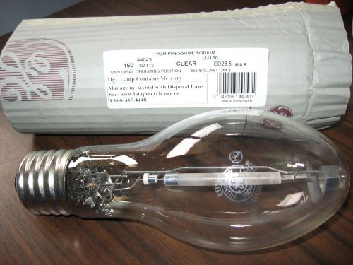 New GE LU150 High Pressure Sodium Bulb 150 Watt