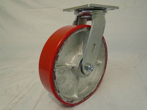 8&#034; x 2&#034; Swivel Caster Polyurethane Wheel on Steel Hub 1400lb Tool Box