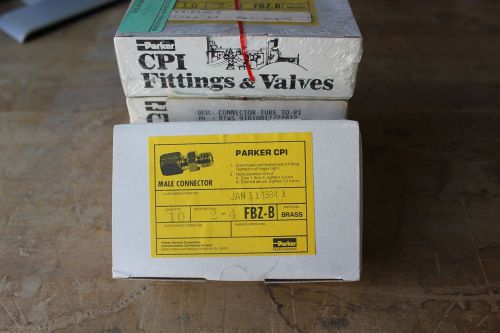 PARKER CPI FBZ-B 2-4 BRASS TUBE FITTING - NEW IN BOX!