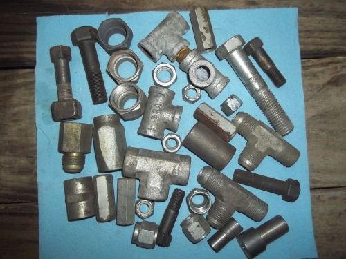 Pipe Fittings, Nuts, Bolts, &#034;T&#034; fittings
