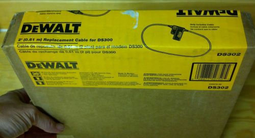 DeWalt DS302  2&#039; Replacement Cable for DS300 (New In Box)