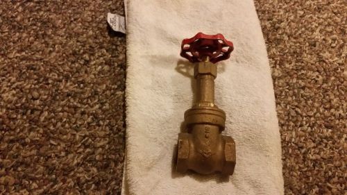 Milwaukee valve 3/4&#034; brass gate valve 125 swp, 200 wog for sale