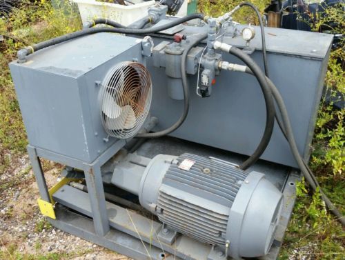 Weg hayden tt 30 hp 15 gpm hydraulic power unit oil pump cooler for sale