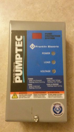 Pumptec water well pump protection for sale