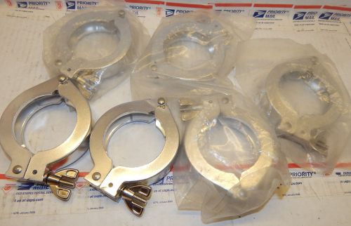 MDC NOR-CAL HPS NW50 VACUUM CLAMPS - LOT OF 6 - NEW