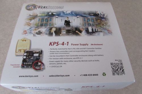Keri  KPS-4-1 12 VDC 2.5 Amp Power Supply Charger w/ Transformer Access CCTV