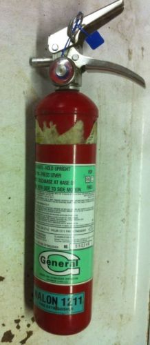 General 2.5lb. halon extinguisher full for sale