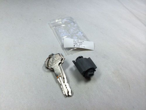 Auto Lock Cylinder with Key for Datsun, C-16-110, IGN. X7, #712-246 - Locksmith