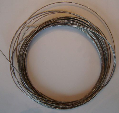Relocker cable 100lb bs stainless steel fishing wire and crimps made in england for sale