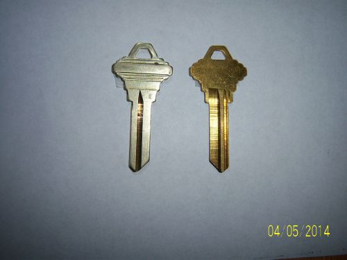 2 schlage 6 pin &#034;e&#034; key blanks for sale
